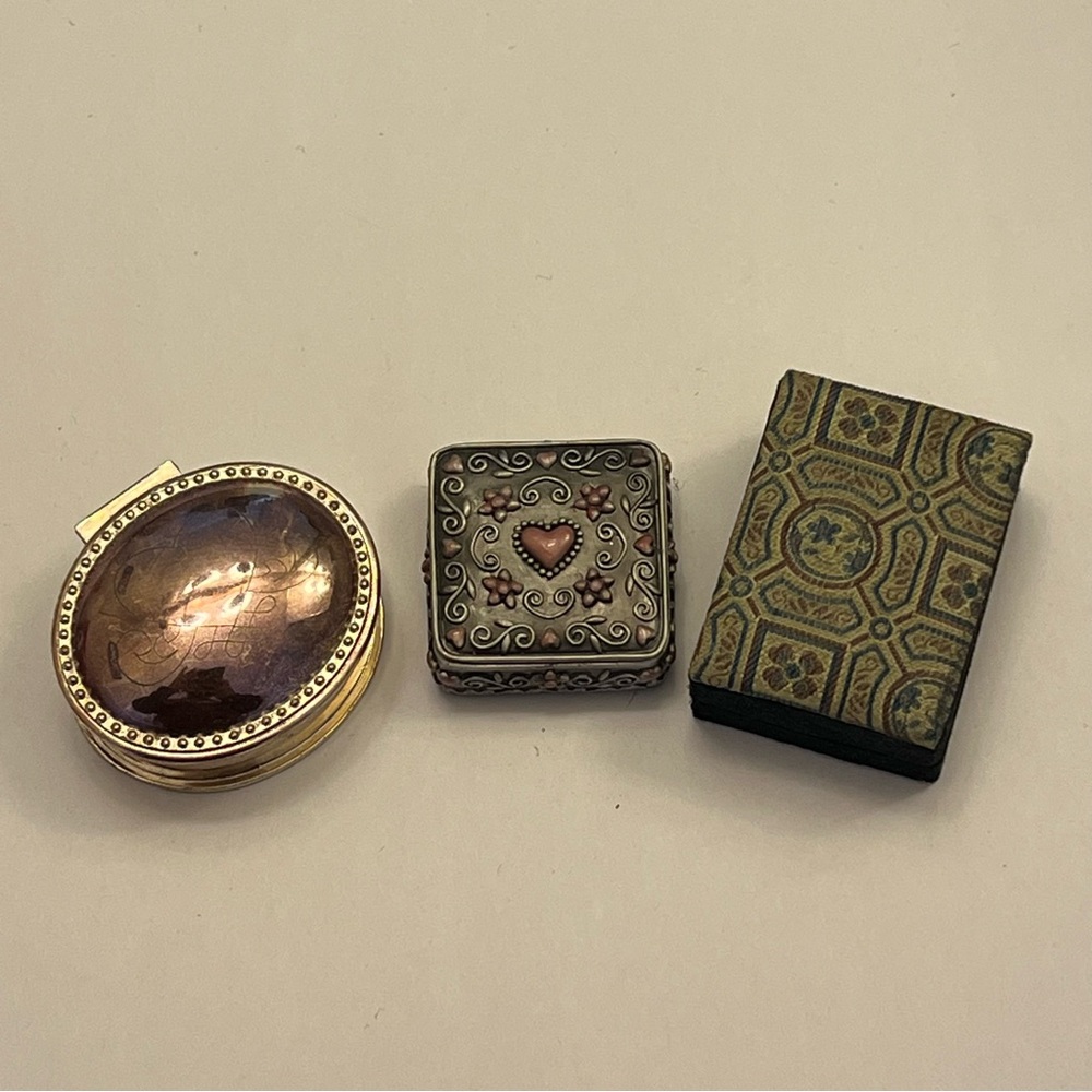 Gift/jewelry Box,‎ set of 3, heart design